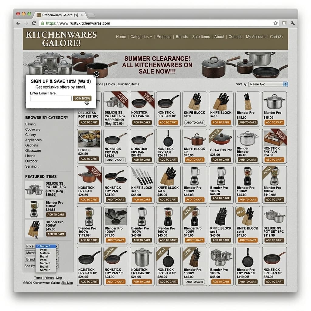 Terra Kitchen before redesign